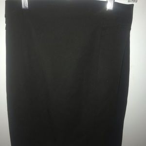 Black pencil skirt.